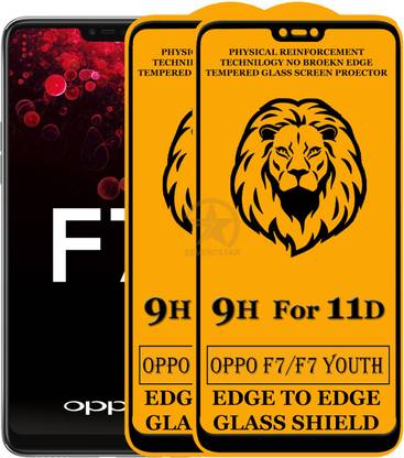 SEVEN7STAR Tempered Glass Guard for OPPO F7