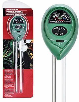 YUV'S 3 Way Soil Meter 3 Way Soil Meter , Appareil De Messure A 3 Lectures pour Soil , Medidor De Tierra De 3 Vias Pin-Type Analog Moisture Measurer