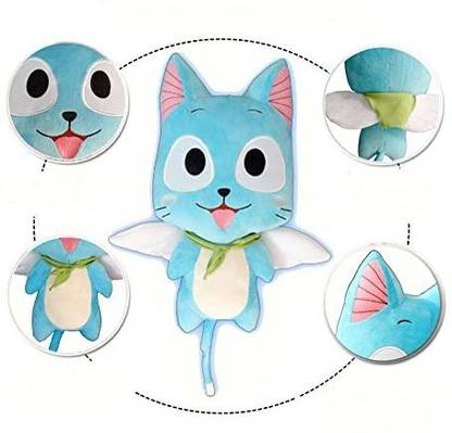 DEMDACO cosplaywho Fairy Tail Happy Plush Handmade Toy 12''  - 2.8 inch