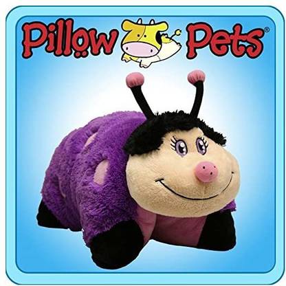 Pillow Pets 11 inch Pee Wees Dreamy Ladybug  - 6 inch