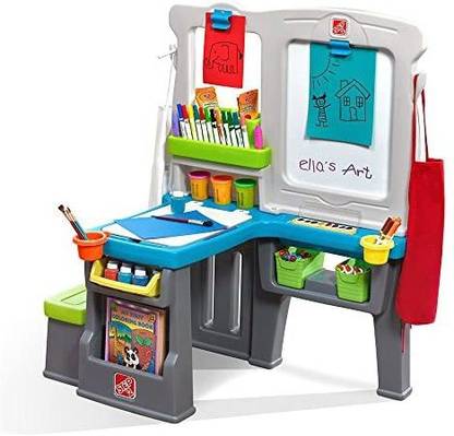 Step2 Great Creations Art Center Art Desk Easel, Multi
