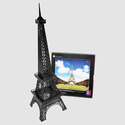Arty Smarty Eiffel Tower Model | DIY Project | Precision Laser Cut Black Acrylic Model | Perfect to Display at Home (Large)