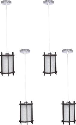 1st Time styles Pendant Hanging Ceiling Lamp Light With styles Wooden Box & All Fitting (Set Of Four) -Wd50 Pendants Ceiling Lamp