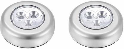 SYGA Round Shaped LED Battery-Powered Wireless Night Light Stick Tap Torch Lamp Recessed Ceiling Lamp Recessed Ceiling Lamp