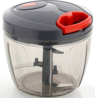 ACTIVE KITCHENWARE Handy Plastic Dori Chopper with 5 Blades (Black) Vegetable Chopper