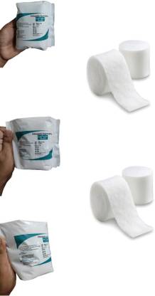 KABRION Kab Soft Orthopaedic Cast Padding Absorbent Roll 10cm x 3mtr(Set of 2) Crepe Bandage