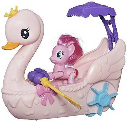 Hasbro Friendship is Magic ie Pie Row & Ride Swan Boat Set