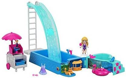 MATTEL Polly Pocket SPLASHTASTIC Pool Surprise