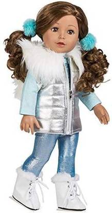 Adora  AmaGirls 18-inch Doll, Ice Skating Ava (Amazon Exclusive) Compatible With Most 18 Inch Doll Accessories And Clothi