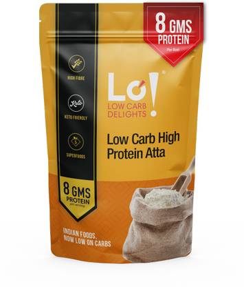 Lo! High Protein Atta (2 Kg) | 8 g Protein Per Roti | Don't Replace Meals with Protein Bars, Shakes