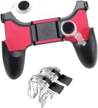 VJT 5 in 1 Universal Game Controller with Metal L 1 R 1 Shooter Trigger || Portable Gamepad || Joystick for Mobile Games Mobile Phone Holder  Gamepad