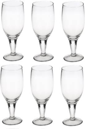 1st Time (Pack of 6) New Stylish & Designer Baverage Tumbler Multipurpose Clear Glass (Set Of 6)-GZ55 Glass Set Wine Glass
