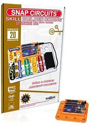 Elenco Electronics Snap Circuits Skill Builder: Coding - Making Coding a Snap | Arduino Compatible | Perfect Introduction to Arduino Coding