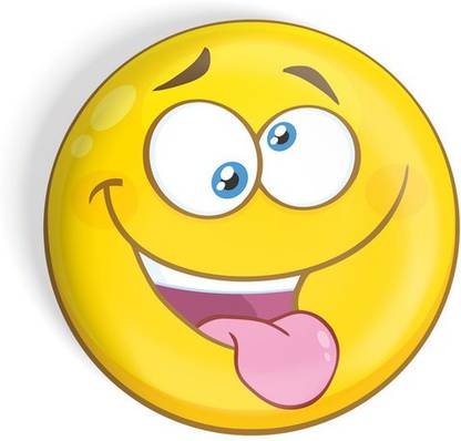 dhcrafts Goofy Face Emoji Fridge Magnet Pack of 1