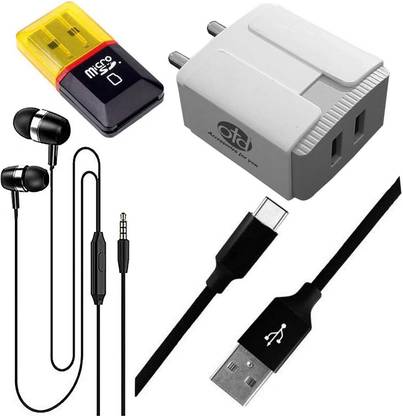 OTD Wall Charger Accessory Combo for Huawei P Smart S, Huawei P20 Lite, Huawei P20 Pro, Huawei P30