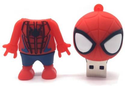 Rajkavi super hero SPIDER MAN 64gb pendrive usb drive , flash drive 64 GB Pen Drive Compatible with Laptop USB 2.0 Rubber Case