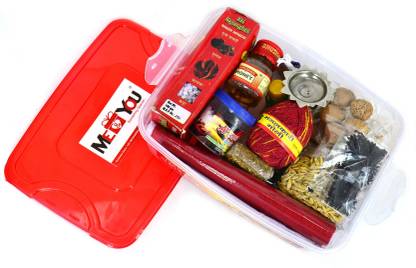 ME&YOU Puja Item, Puja Samagri for Diwali Poojan, 25 Item for Pooja for Diwali, Navratras, Dhanteras, Prayer Kit