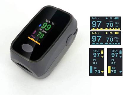 yonker Finger Tip Pulse Oximeter With 3 Ply Mask Pulse Oximeter