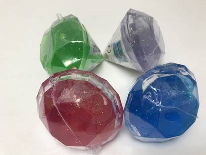ALPHAVECTOR Slime Sparking Diamond Glitter Slime Multicolor Putty Toy