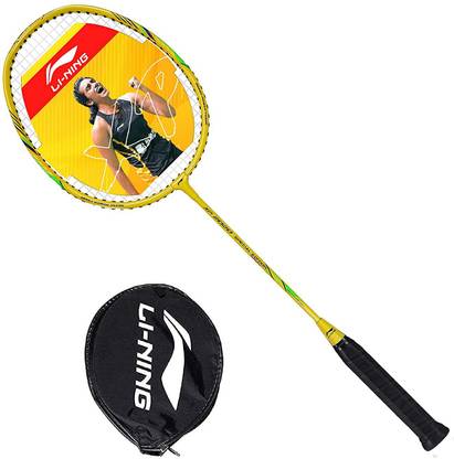 LI-NING XP2020 Series Strung Badminton Racket (Yellow) Yellow Strung Badminton Racquet