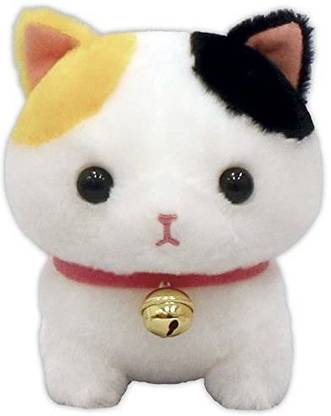 Amuse Cat Neko With Brass Bell Kawaii Plush Toy 5" Fusion Kawaii Exclusive  - 3.7 inch