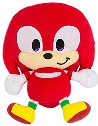 Tomy Sonic Emoji Plush, Happy Knuckles,  - 8 inch