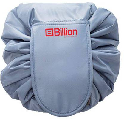 Billion Lazy Cosmetic Bag Drawstring Travel Makeup Bag-Grey Travel Toiletry Kit