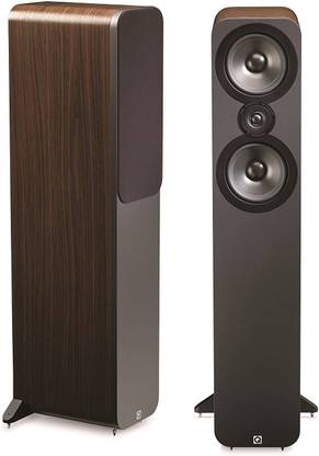 Q Acoustics Q3050 American Walnut Pair Floor Standing Speaker 75 W Tower Speaker