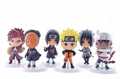 Park Ave Anime 6 Styles Action Figure Ninja Model Toy