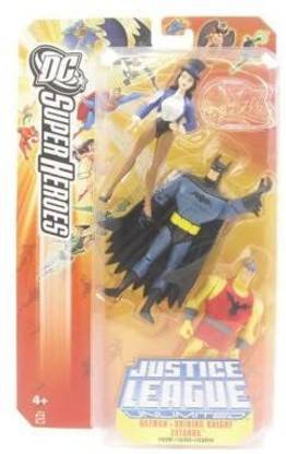 MATTEL Justice League DC Super Heroes: Batman, Shining Knight & Zatanna