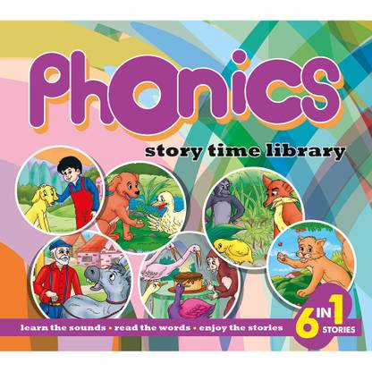 Phonics Story Time Library (6 in 1 Stories) (Brown)