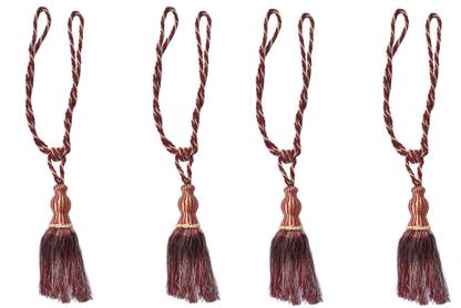 Homefab India Maroon Tassels