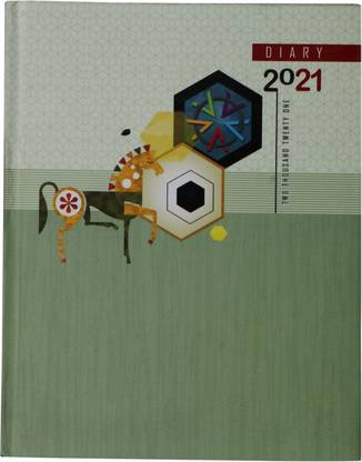 Global Diaries Executive '2021' New Year Diary Book-size Diary Single Ruled 160 Pages