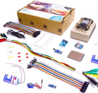 Avishkaar Box IoT Starter kit with 100 projects for 10 years and above Coding and electronics kit