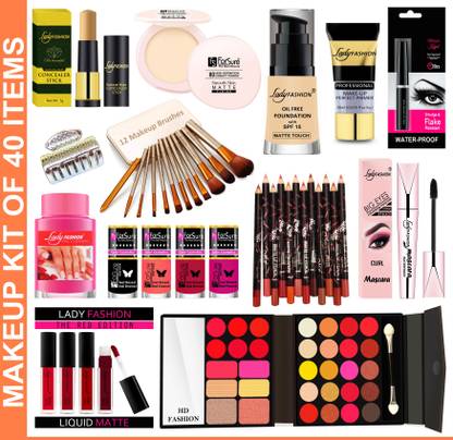 Lady FASHION Karwa Chauth Special Makeup Kit of 40 Items 28