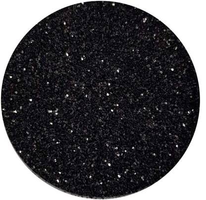Mahir Glitter Supreme Quality Art & Craft Decorative Glitter 100 Gm Pack (Charcoal Black 0.08 mm)