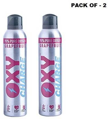 SAVIOUR Portable Oxygen Cylinder Respiratory Support For Health : Grape Fruit, Pack Of 2 Portable Oxygen Can