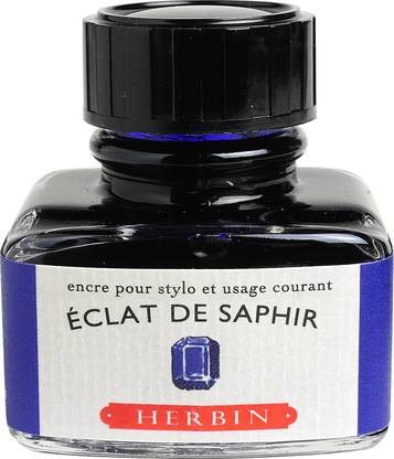 j herbin Eclat de Saphir "D" 30ml Ink Bottle