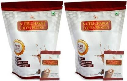 Nutricharge Coca Prodiet (300g+300g = 30 Sachets of 20g each) Plant-Based Protein