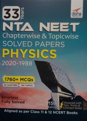 Disha NTA NEET Chapterwise & Topicwise Solved Papers Physics