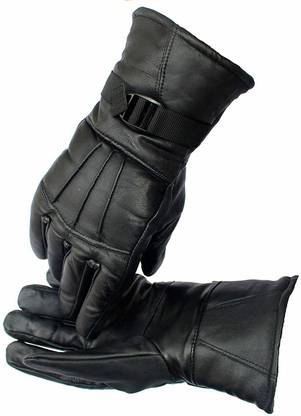 Frackson Wind & Snow Proof Warm Winter Cycling Bike Men Women Gym Protective Leather Riding Gloves