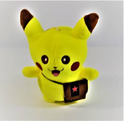 Teddy Daddy Pikachu with Bag Small Soft Toy Latest Plushie For Kids, boys and girls, best for Gift  - 20 cm