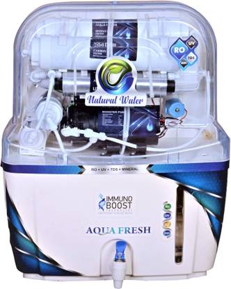 Aquafresh swift PRISM MINERAL+RO+UV+UF+TDS Electrical ground water purifier 15 L 15 L RO + UV + UF + TDS Water Purifier