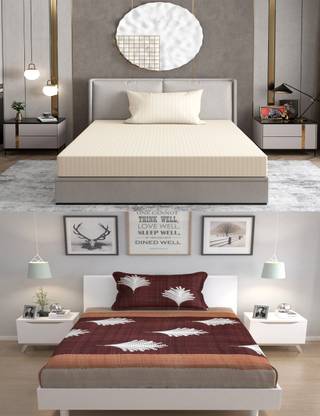Lebao 240 TC Microfiber Single Printed Flat Bedsheet
