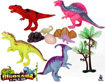 Gift Box Set Of 6 Dinosaur Set Toys For Kids With Eggs| Children Playing Toy| Very Small Size|(6 Combo Offer)