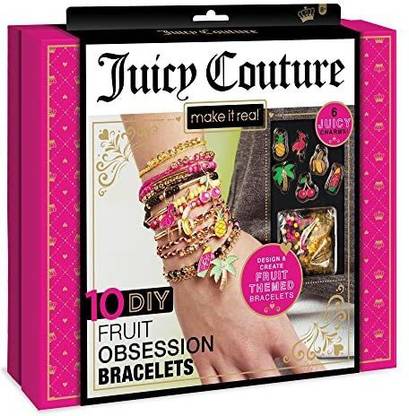 Make It Real Juicy Couture Fruit Obsessions Bracelets. DIY Bracelet Making Kit for Girls. Design and Create Girls Bracelets with Juicy
