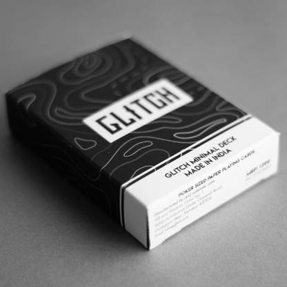 Glitch Minimal Poker Sized Playing Cards