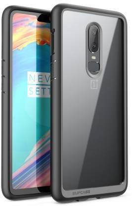 Creativo Back Cover for OME PLUS 6T (Transparent, Black, Shock Proof, )-crtv-627