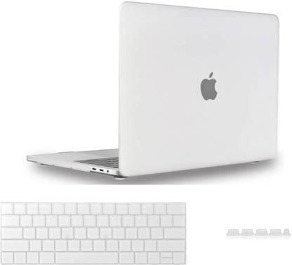 Midkart Front & Back Case for Macbook Pro 15 Inch Model A1707 / A1990, Release 2019 - 2016 Frost White Matte Finish Hard Cover