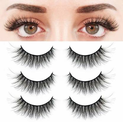 MISSLOOK 3 Pair Natural False Eyelashes